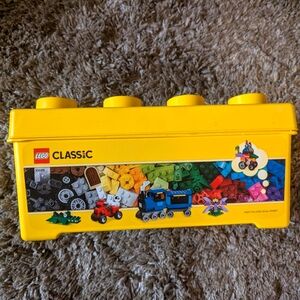 Empty Lego box storage container organizer